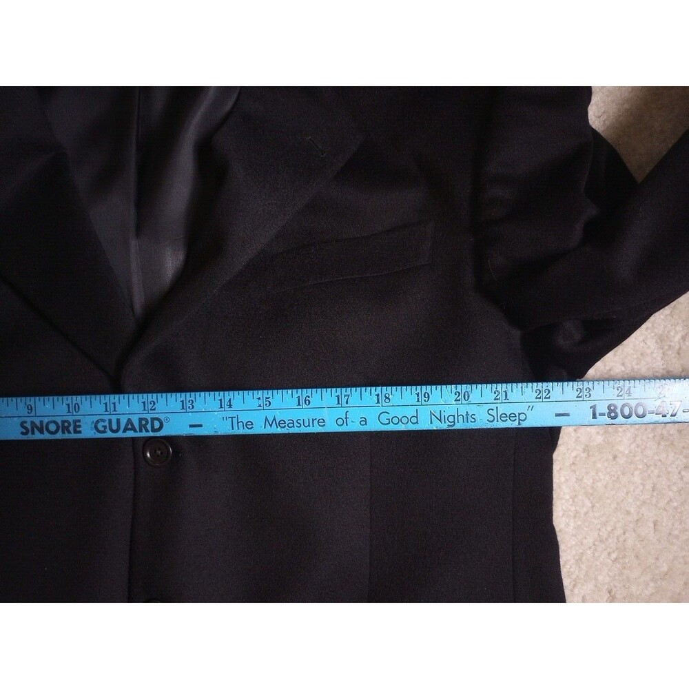 Ing Loro Piana & C. Men's Black 100% Cashmere Jacket Blazer Chest 46 Manzoni - Picture 11 of 14